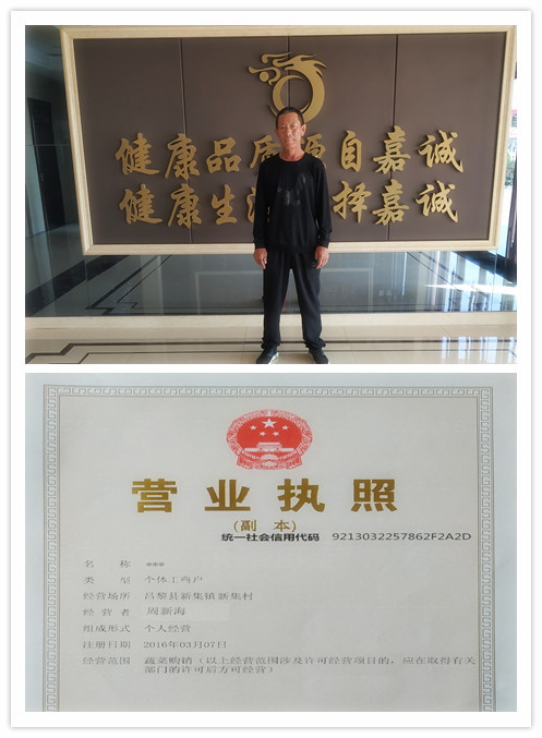 营业执照模板_周新海1副本